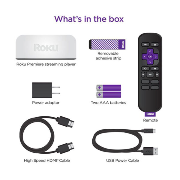 Roku Premiere HD 4k HDR 3920rw