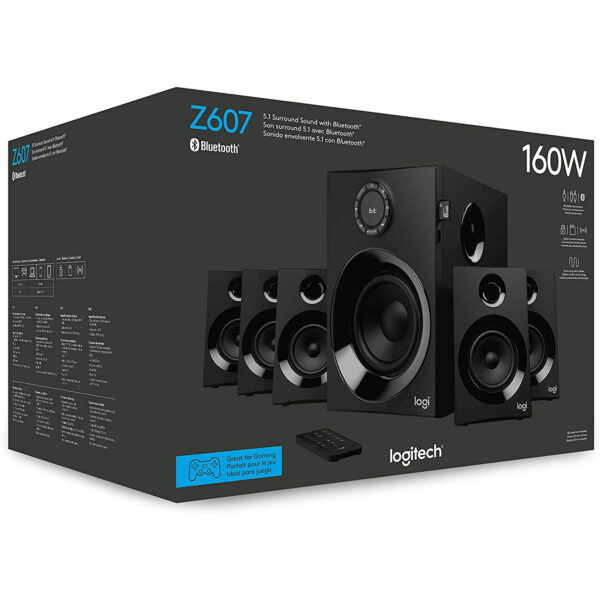 Cornetas con Subwoofer 5.1 Logitech Z607