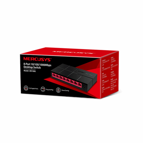 Switch Mercusys 8 Puertos MS108G Gigabit