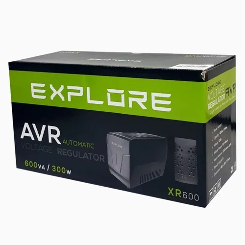 dcd309_42131cd96dba4d47bf3a9cadb8410640mv2.png Regulador de Voltaje Explore XR600 de 600VA / 300W 8 Tomas
