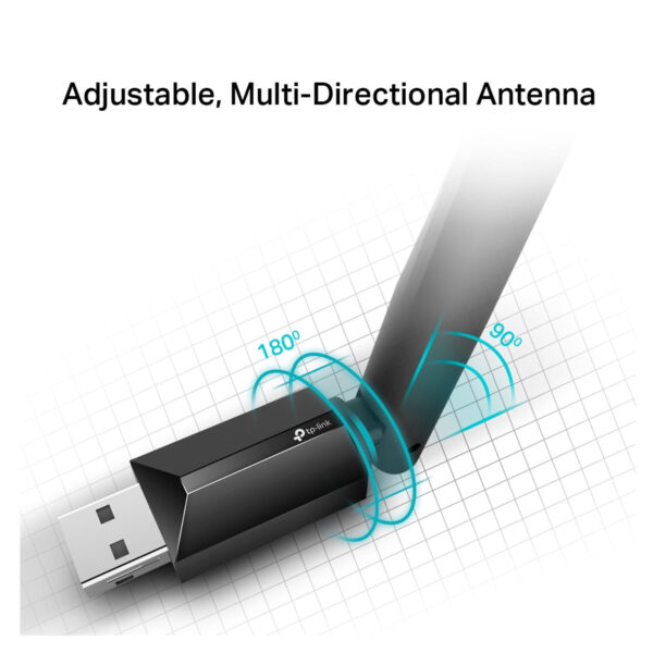 Receptor Tp-Link Archer T2u Plus Ac600 Antena Dual Band