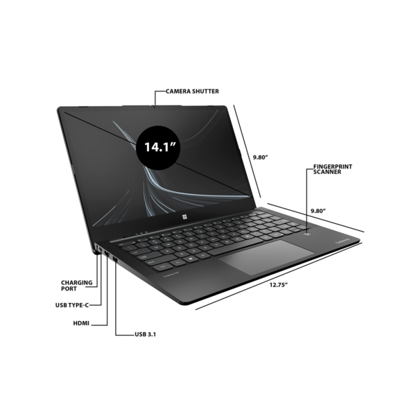 dcd309_666d47091c4344afae40d261650b5db7mv2.png Laptop Gateway 14.1" Core I7 8GB SSD512GB Gwtc71427-Bk Touch