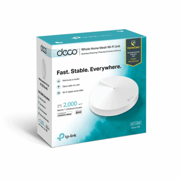 dcd309_6c2054c1dabe49a494c74daaf49341cbmv2.png Router Tp-Link Deco M5 (1-Pack) AC1300 Whole Home Mesh