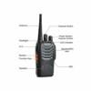 2 Pares de Radios Baofeng Transmisor Manos Libres Bf-888s