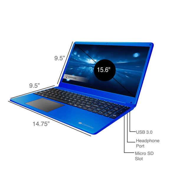 dcd309_9048ec01c1c1456f946fa30b78ec5441mv2.jpg Laptop Gateway 15.6" Core I3 4GB SSD128GB Gwnc31514-Bl
