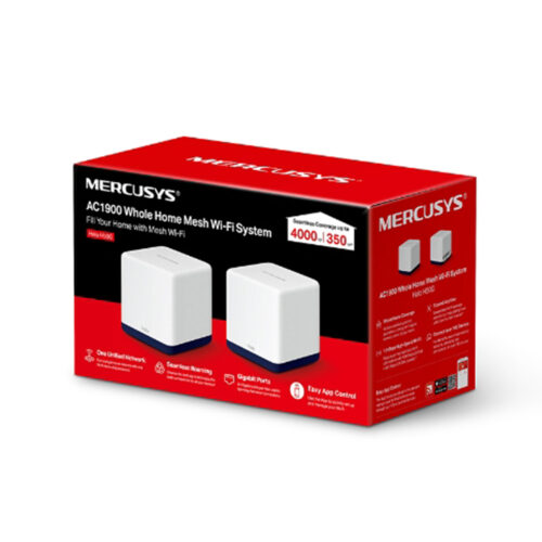 Router Mercusys Halo H50g (2-Pack) AC1900 Whole Home Mesh