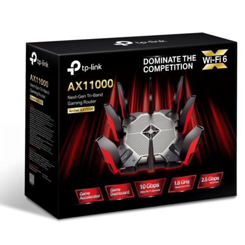 dcd309_b06124f038904626a2c2c5bd38cab4famv2.jpg Router Tp-Link AX11000 Tri-Band Wi-fi 6 Gaming
