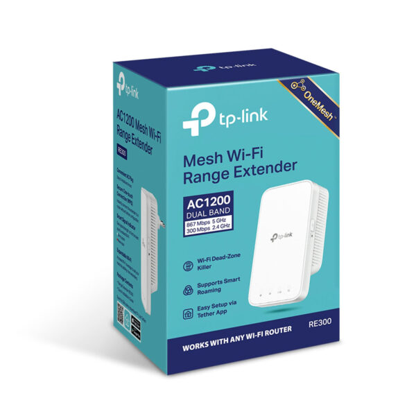 dcd309_b3ef8d063118499eb432bcce7ed43fa7mv2.jpg Extensor de Rango Tp-Link RE300 AC1200 One Mesh