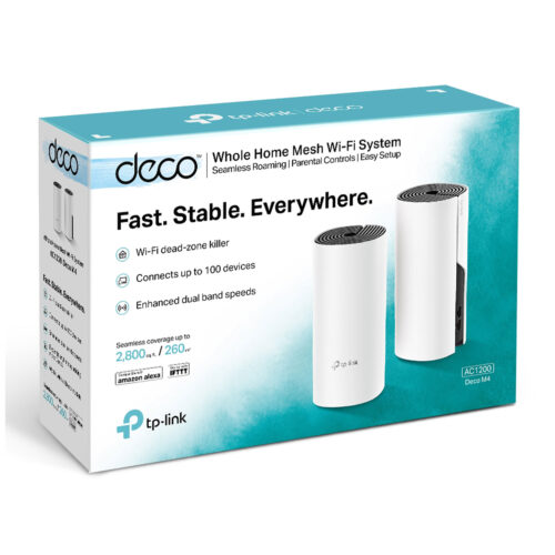 dcd309_be8f6f8e164f40558de5c4fc777d5bf7mv2.jpg Router Tp-Link Deco M4 (2-Pack) AC1200 Whole Home Mesh