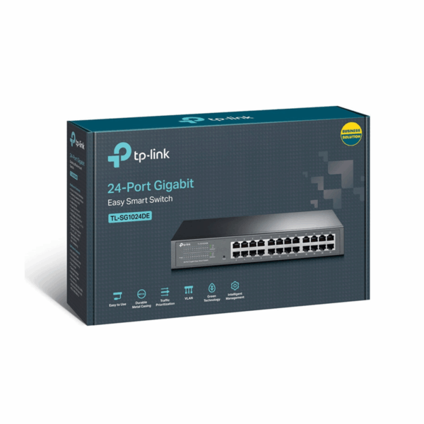 dcd309_c1f0515c9f864e30a3a475cbd114f9d5mv2.png Switch Tp-Link 24 Puertos TL-SG1024DE Gigabit Rackmount