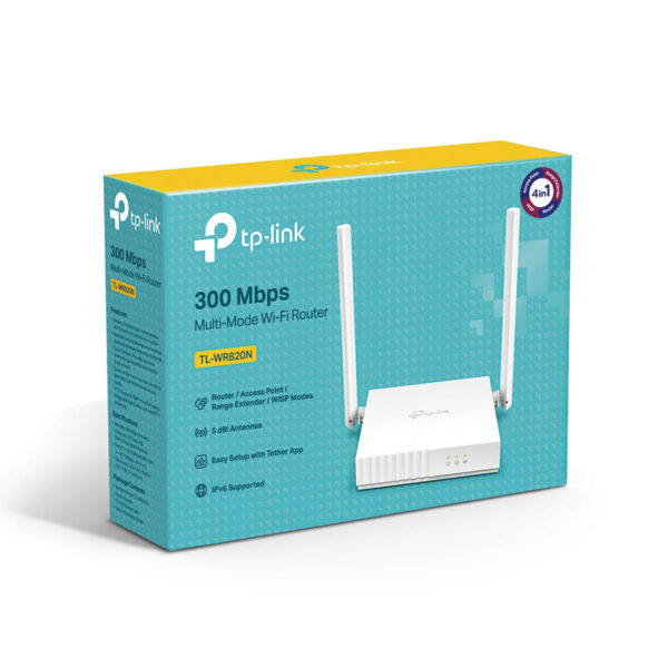Router Tp-Link TL-WR820N Multi-Modo 300 Mbit/s 2 Antenas