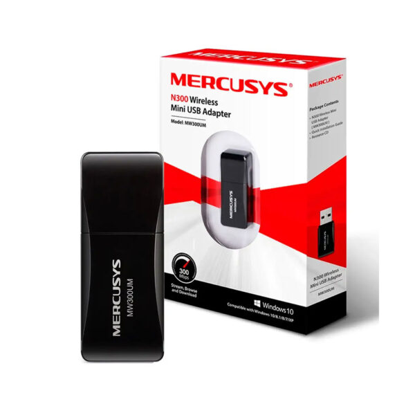 Receptor Mercusys MW300UM Mini USB 300mbps