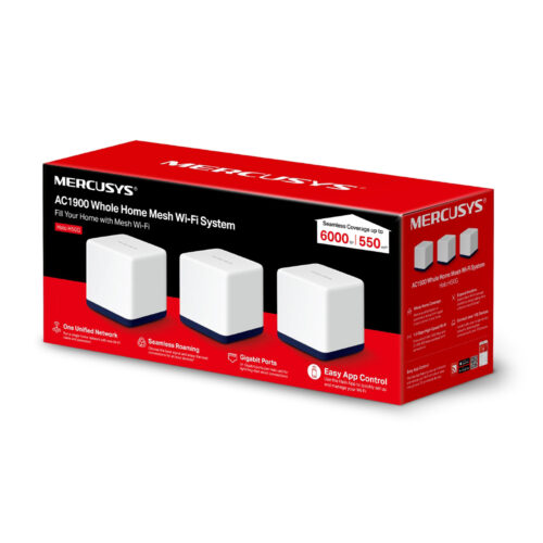 Router Mercusys Halo H50g (3-Pack) Ac1900 Whole Home Mesh