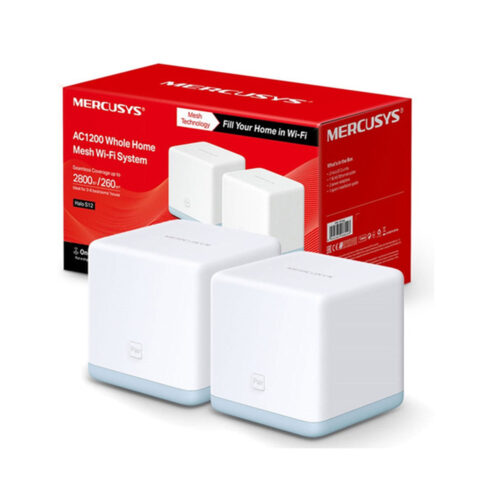 Router Mercusys home MESH AC1200 halo s12 2 cubos