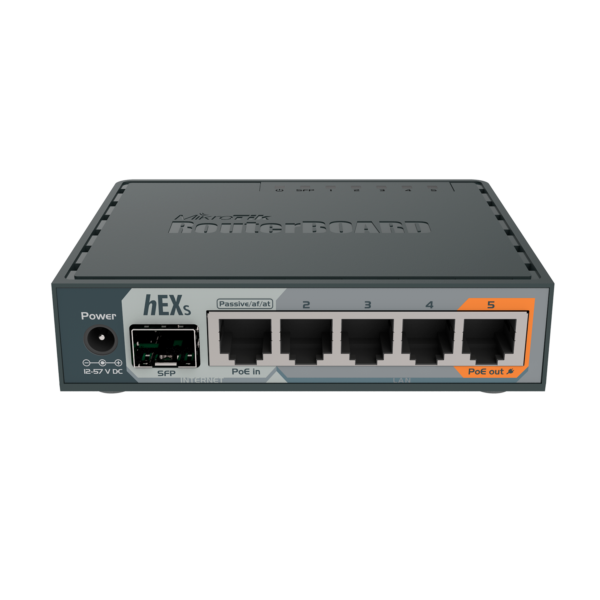 Router MIKROTIK rb760igs Hexs 5 PortsGBits + 1 Ports SFP