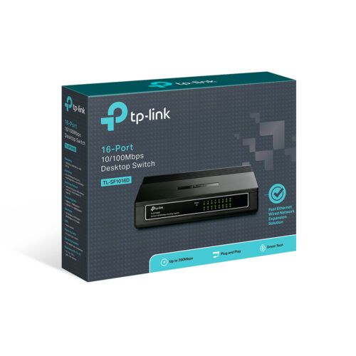 Switch Tp-Link 16 Puertos TL-SF1016D 10/100 Desk