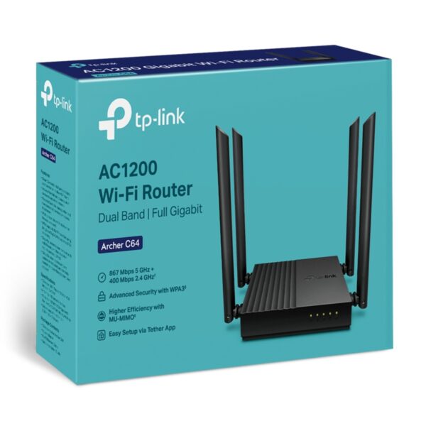 Router Tp-Link Archer C64 AC1200 Dual Band