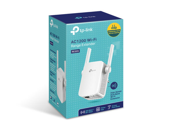 Extensor de Rango Tp-Link RE305 AC1200 One Mesh