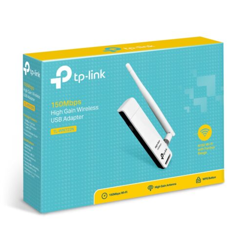 Receptor Tp-Link TL-WN722N WiFi USB 150mbps High Gain