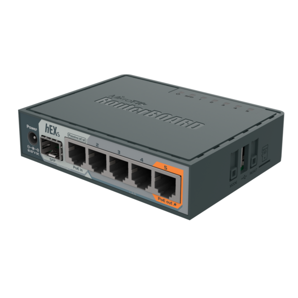Router MIKROTIK rb760igs Hexs 5 PortsGBits + 1 Ports SFP