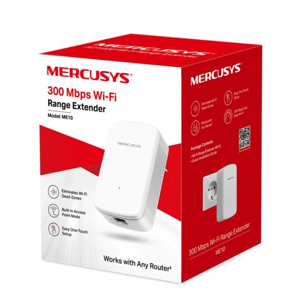 Extensor de rango Mercusys ME10 300MBPS